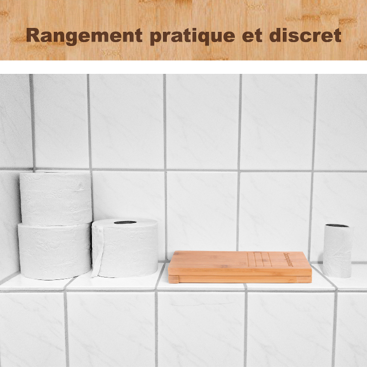 tabouret pliable wc rangement discret