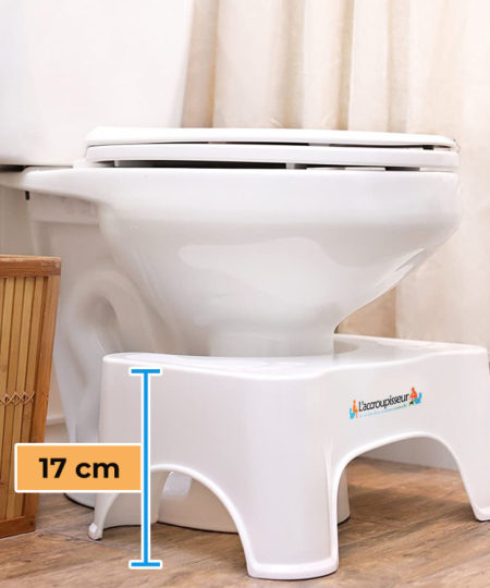 hauteur tabouret de toilettes