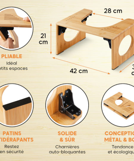 tabouret wc pliable avantages