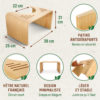 dimensions tabouret wc francais